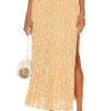 Pleated Knit Tie Skirt by Christopher Esber