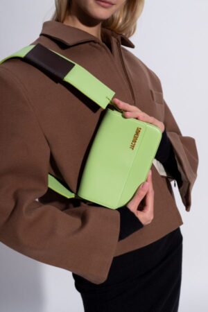 Le Carinu Logo-Plaque Shoulder Bag by Jacquemus