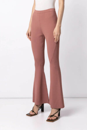 Ribbed Collage Flared Trousers by Dion Lee
