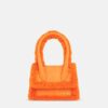 le Chiquito Moyen Small Orange Shearling by Jacquemus