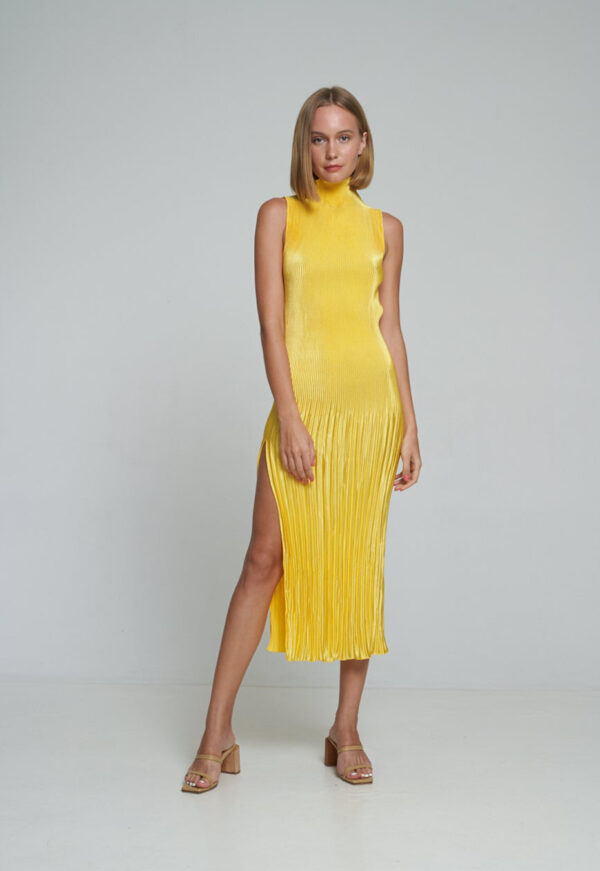 SOIRÉE GISELE GOWN IN CANARY Lidee