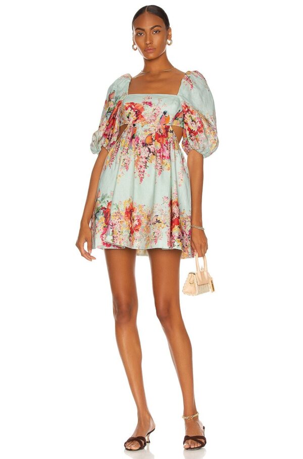 Mae Cut Out Mini Dress by Zimmermann