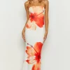 Arizona White Floral Print Maxi Dress | Beginning Boutique | Closet Drop